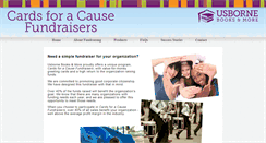 Desktop Screenshot of cardsforacausefundraisers.com